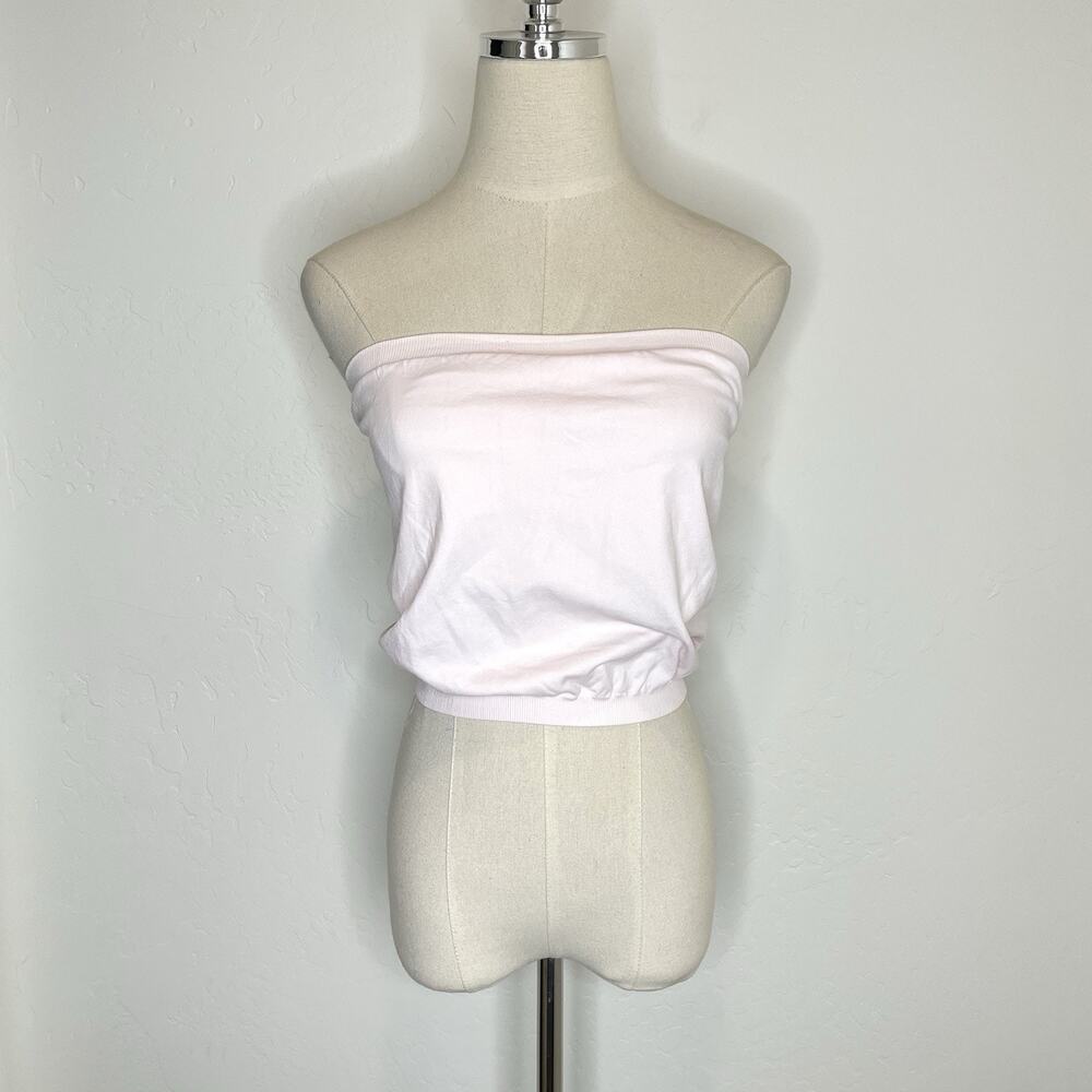 Vintage Mossimo Y2K Tube Top Womens Medium Light Pink Bra USA